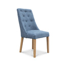 The Island Dining Chair - August Onyx - Natural Legs available to purchase from Warehouse Furniture Clearance at our next sale event.