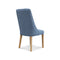 The Island Dining Chair - August Onyx - Natural Legs available to purchase from Warehouse Furniture Clearance at our next sale event.