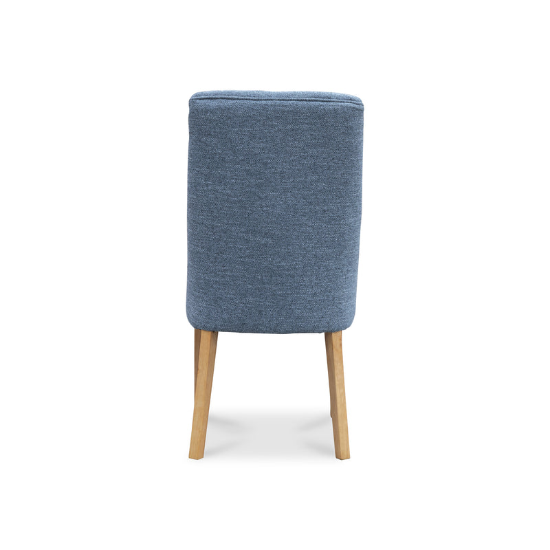 The Island Dining Chair - August Onyx - Natural Legs available to purchase from Warehouse Furniture Clearance at our next sale event.