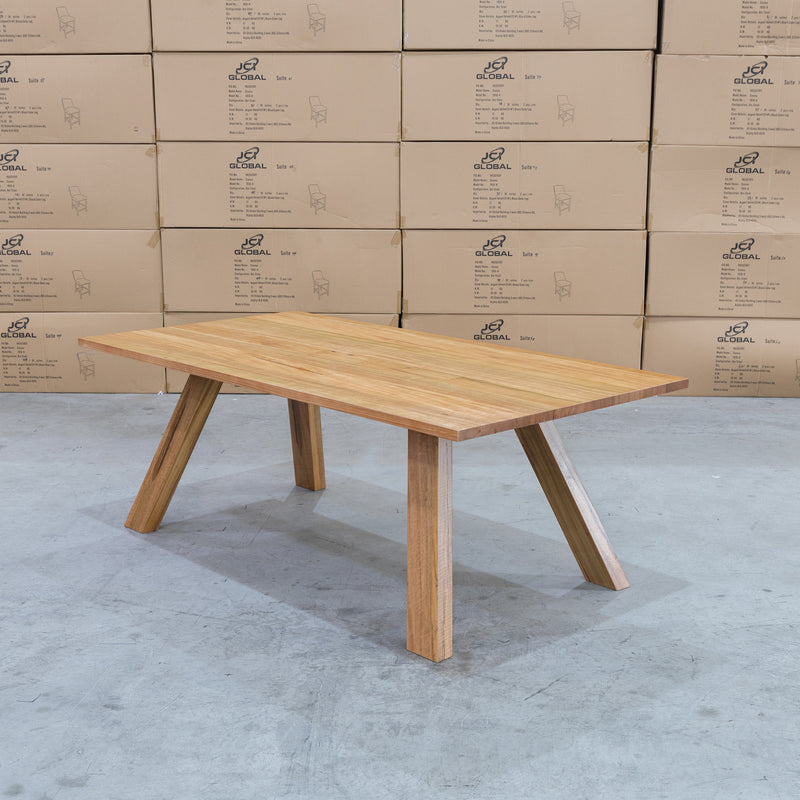 The Stanton Marri Hardwood 2400 Dining Table available to purchase from Warehouse Furniture Clearance at our next sale event.