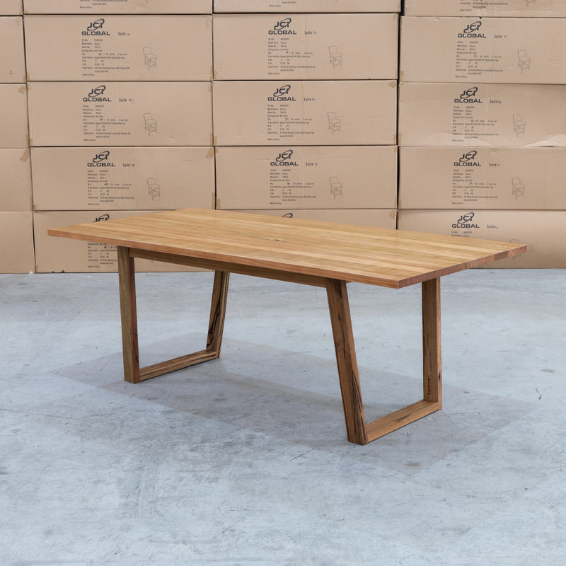 The Tucson Marri Hardwood 1800mm Dining Table available to purchase from Warehouse Furniture Clearance at our next sale event.