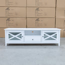 The Hampton 180cm Entertainment Unit available to purchase from Warehouse Furniture Clearance at our next sale event.