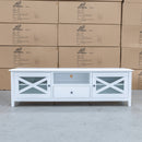 The Hampton 180cm Entertainment Unit available to purchase from Warehouse Furniture Clearance at our next sale event.