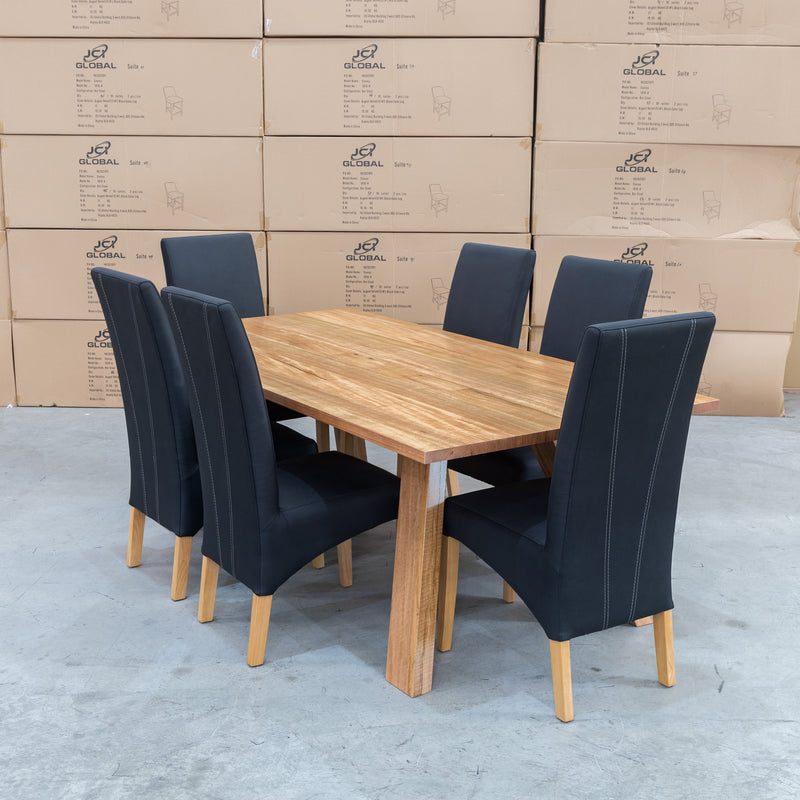 The Stanton Marri Hardwood 2100 Dining Table available to purchase from Warehouse Furniture Clearance at our next sale event.