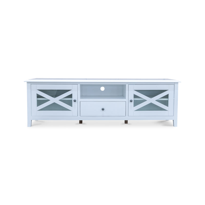The Hampton 180cm Entertainment Unit available to purchase from Warehouse Furniture Clearance at our next sale event.