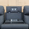 The Dylan Three Seater Triple Motor Electric Recliner Lounge - Jet available to purchase from Warehouse Furniture Clearance at our next sale event.