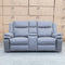 The Dylan Two Seater Triple Motor Electric Recliner Lounge - Ash available to purchase from Warehouse Furniture Clearance at our next sale event.