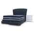 The Grace King Fabric Storage Bed - Charcoal