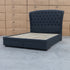 The Grace King Fabric Storage Bed - Charcoal