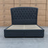 The Grace King Fabric Storage Bed - Charcoal