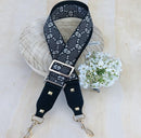 The G9 Black - Bag Strap - Silver Hardware available to purchase from Warehouse Furniture Clearance at our next sale event.