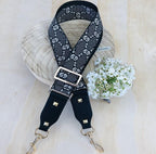 The G9 Black - Bag Strap - Silver Hardware available to purchase from Warehouse Furniture Clearance at our next sale event.