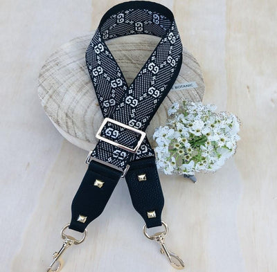 The G9 Black - Bag Strap - Silver Hardware available to purchase from Warehouse Furniture Clearance at our next sale event.