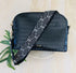 The G9 Black - Bag Strap - Silver Hardware