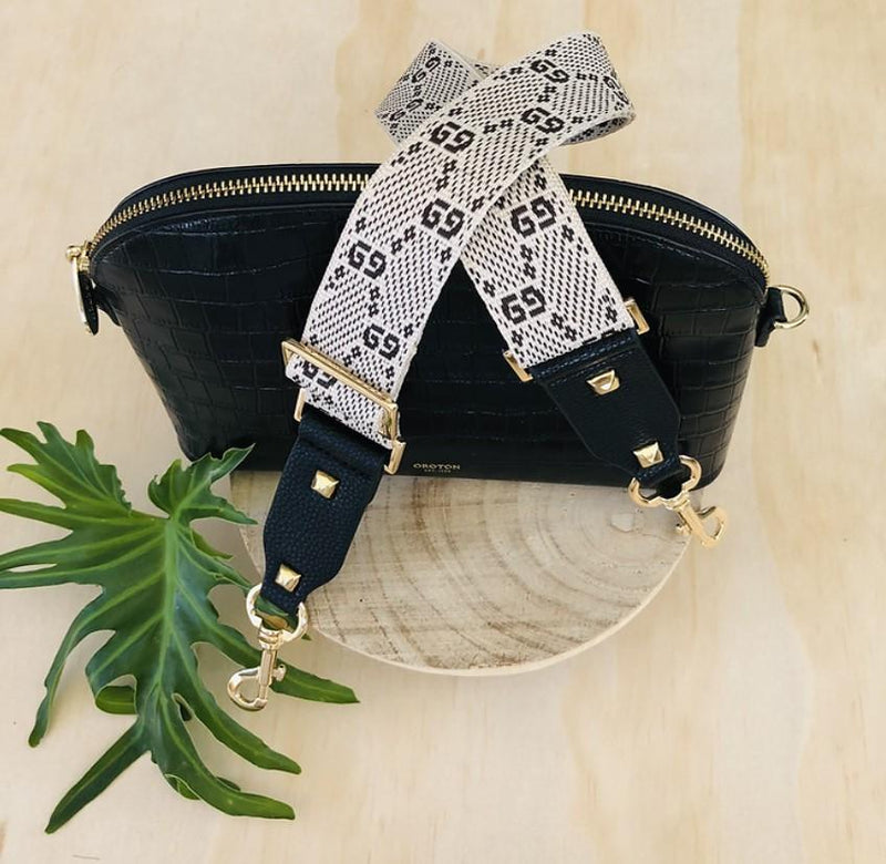 The G9 Cream - Bag Strap - Silver Hardware available to purchase from Warehouse Furniture Clearance at our next sale event.