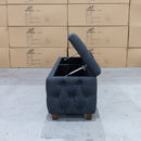 The Harlow 1800mm - King Size Blanket Box - Charcoal available to purchase from Warehouse Furniture Clearance at our next sale event.