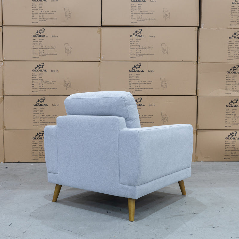 The Harlow Single Armchair - Silver available to purchase from Warehouse Furniture Clearance at our next sale event.