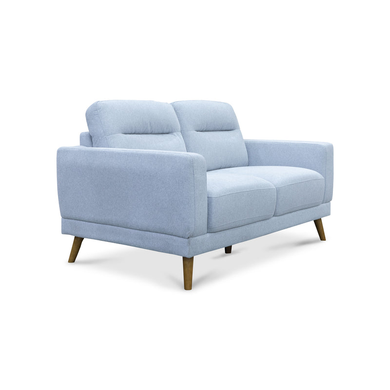 The Harlow Two Seater Sofa - Silver available to purchase from Warehouse Furniture Clearance at our next sale event.