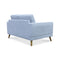 The Harlow Two Seater Sofa - Silver available to purchase from Warehouse Furniture Clearance at our next sale event.
