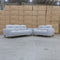 The Harlow Two Seater Sofa - Silver available to purchase from Warehouse Furniture Clearance at our next sale event.