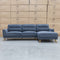 The Harlow Three Seat Chaise Lounge RHF - Charcoal available to purchase from Warehouse Furniture Clearance at our next sale event.