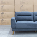 The Harlow Three Seat Chaise Lounge RHF - Charcoal available to purchase from Warehouse Furniture Clearance at our next sale event.
