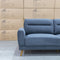 The Harlow Three Seat Chaise Lounge RHF - Charcoal available to purchase from Warehouse Furniture Clearance at our next sale event.