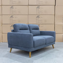 The Harlow Two Seater Sofa - Charcoal available to purchase from Warehouse Furniture Clearance at our next sale event.