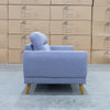 The Harlow Three Seat Sofa - Denim available to purchase from Warehouse Furniture Clearance at our next sale event.