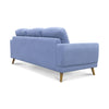 The Harlow Three Seat Sofa - Denim available to purchase from Warehouse Furniture Clearance at our next sale event.