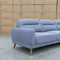 The Harlow Three Seat Chaise Lounge RHF - Denim available to purchase from Warehouse Furniture Clearance at our next sale event.