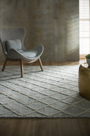The Bayliss Ivy 250 x 350cm Rug - Fog/Cream - Available after 8th of December available to purchase from Warehouse Furniture Clearance at our next sale event.