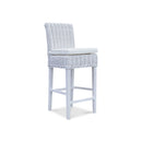 The White Wash Wicker Bar Stool - White - WW-181 available to purchase from Warehouse Furniture Clearance at our next sale event.