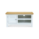 The Rae Small TV Unit - White - RA-STV-PW available to purchase from Warehouse Furniture Clearance at our next sale event.