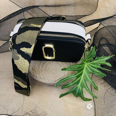 The Khaki Camo - Bag Strap - Silver Hardware available to purchase from Warehouse Furniture Clearance at our next sale event.