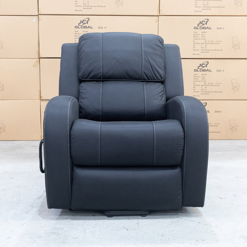 The Levi Electric Full Motion Lift Chair - Jet available to purchase from Warehouse Furniture Clearance at our next sale event.