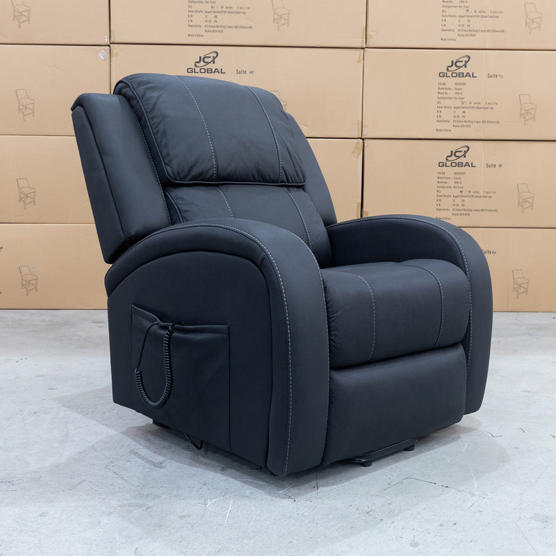 The Levi Electric Full Motion Lift Chair - Jet available to purchase from Warehouse Furniture Clearance at our next sale event.