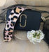 The Light Pink Camo - Bag Strap - Silver Hardware