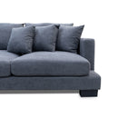 The Lincoln Modular Deep Seat Lounge - Lux Miss Storm available to purchase from Warehouse Furniture Clearance at our next sale event.