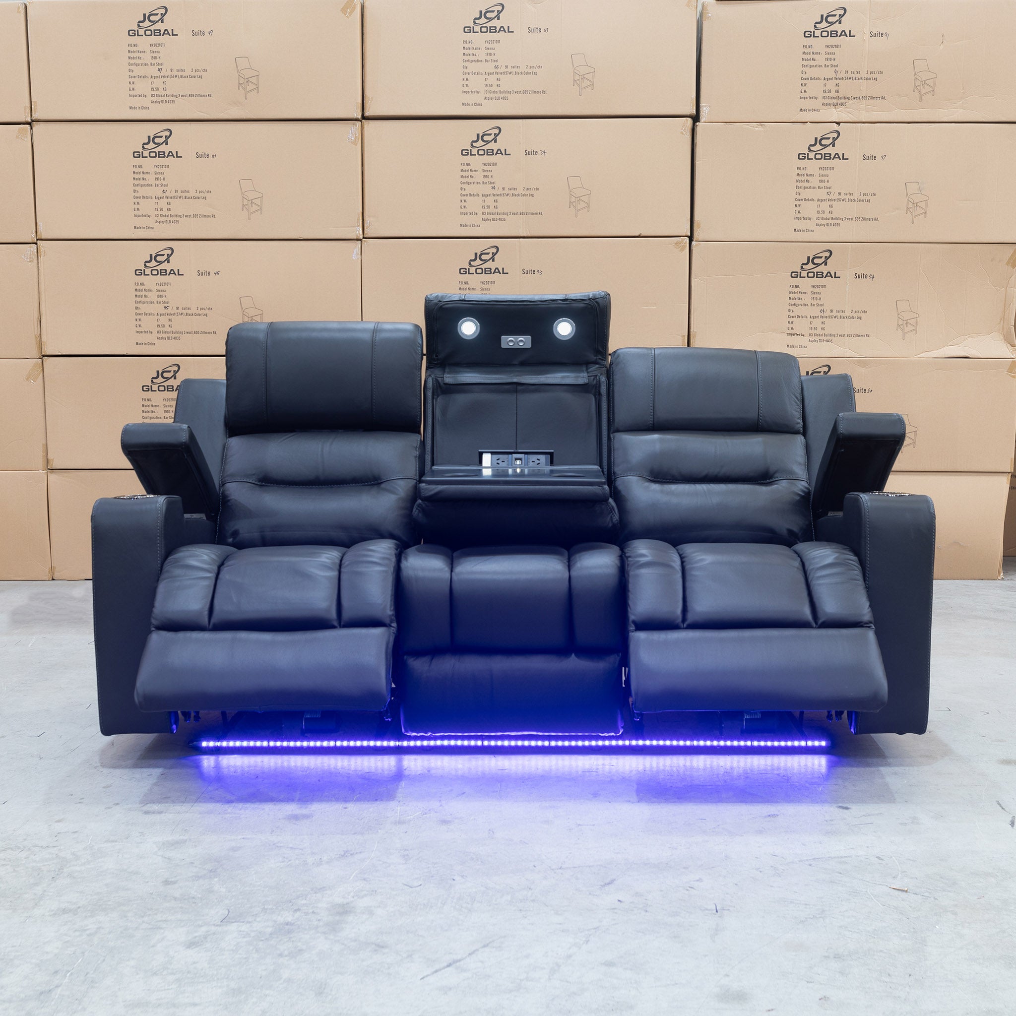 Leather cinema lounges discount