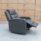 The Toronto Dual-Motor Recliner - Storm Leather available to purchase from Warehouse Furniture Clearance at our next sale event.