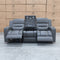 The Toronto Three Seat Dual-Motor Recliner Theatre Lounge - Storm Leather available to purchase from Warehouse Furniture Clearance at our next sale event.