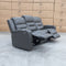 The Toronto Three Seat Dual-Motor Recliner Theatre Lounge - Storm Leather available to purchase from Warehouse Furniture Clearance at our next sale event.