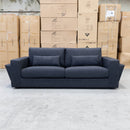 The Midtown Deep Seat Two Seater Lounge - Carbon available to purchase from Warehouse Furniture Clearance at our next sale event.