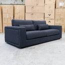 The Midtown Deep Seat Two Seater Lounge - Carbon available to purchase from Warehouse Furniture Clearance at our next sale event.