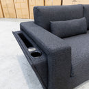 The Midtown Deep Seat Two Seater Lounge - Carbon available to purchase from Warehouse Furniture Clearance at our next sale event.