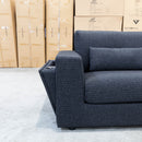 The Midtown Deep Seat Two Seater Lounge - Carbon available to purchase from Warehouse Furniture Clearance at our next sale event.