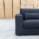 The Midtown Deep Seat Two Seater Lounge - Carbon available to purchase from Warehouse Furniture Clearance at our next sale event.