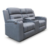 The Toronto 2 Seat Dual-Electric Recliner Theatre - Ash available to purchase from Warehouse Furniture Clearance at our next sale event.
