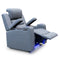 The Toronto Dual-Electric Recliner - Ash available to purchase from Warehouse Furniture Clearance at our next sale event.